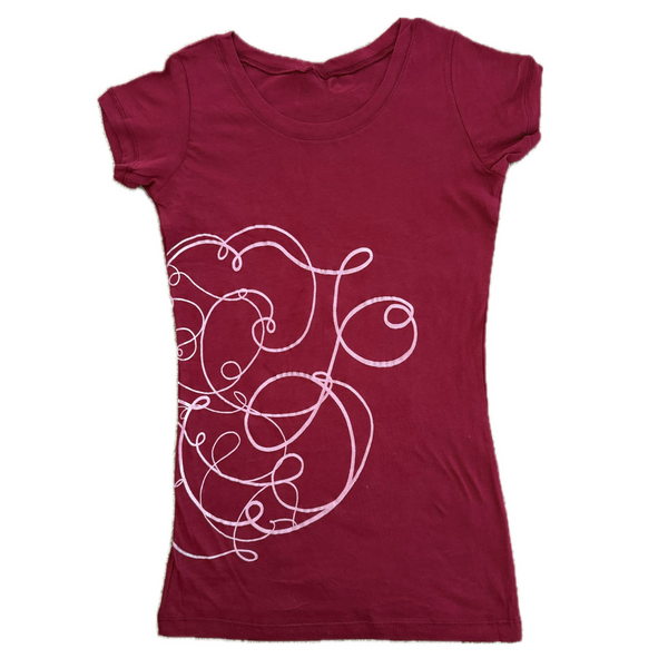 swirl scoop tee