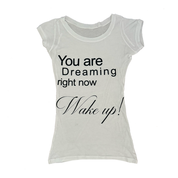 wake up scoop tee